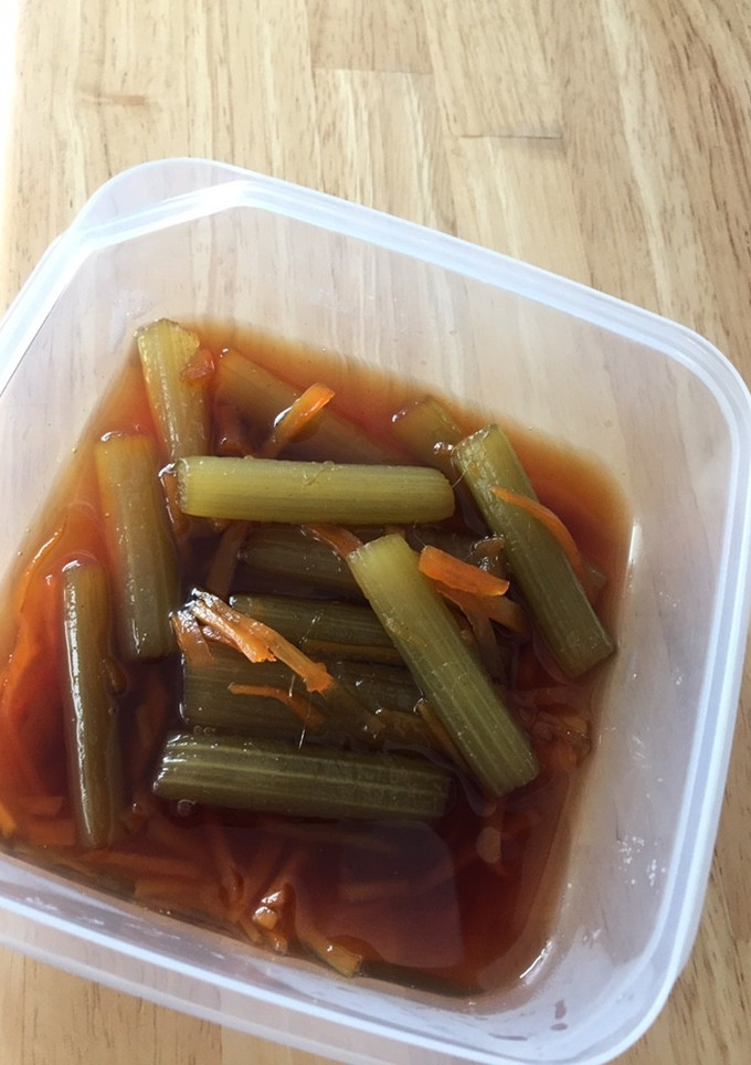 ふきと人参の煮物-レシピのメイン写真