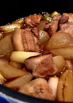 豚ばら大根とねぎのうま煮-レシピのメイン写真
