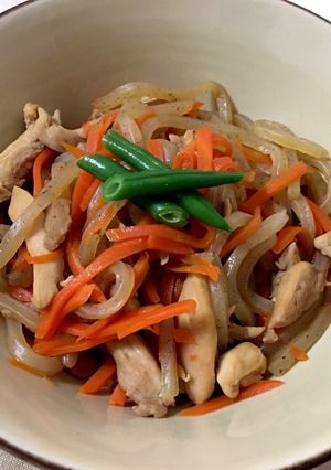 絶品☆鶏肉と突きこんにゃくのうま煮-レシピのメイン写真