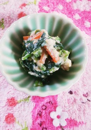 簡単おいしい!ほうれん草の白和え-レシピのメイン写真