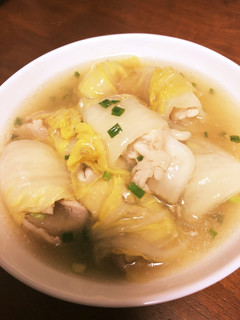 すぐでき!白菜と豚のクルクル巻き(中華餡-レシピのメイン写真