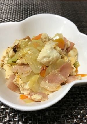 ☆豆腐の彩り炒り卵☆-レシピのメイン写真