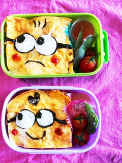 ミニオンオムライス弁当-レシピのメイン写真
