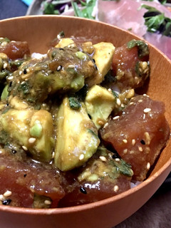 マグロアボカド丼-レシピのメイン写真