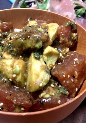 マグロアボカド丼-レシピのメイン写真