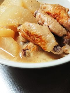 大根しみしみ♡手羽中の煮物-レシピのメイン写真