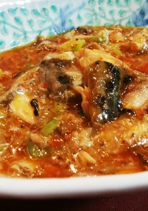 麻婆さば缶-レシピのメイン写真