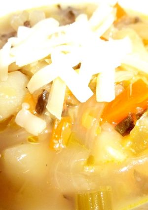 野菜たっぷりミネストローネ-レシピのメイン写真