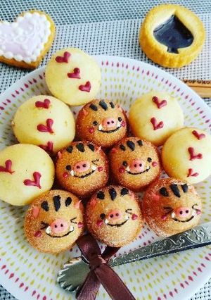 簡単鈴カステラデコでバレンタイン♪-レシピのメイン写真