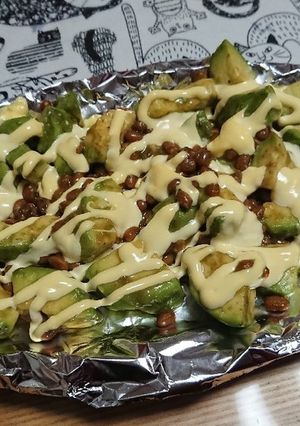 アボカドと納豆のオーブン焼き-レシピのメイン写真