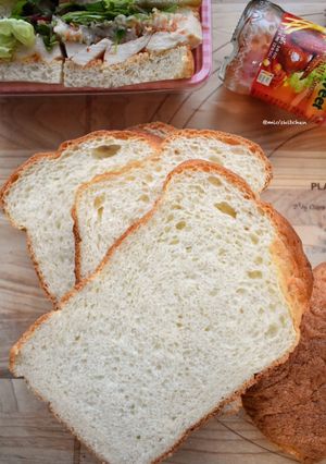 激うま♡水切り不要♡豆腐deHB食パン♡-レシピのメイン写真