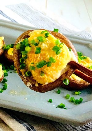 椎茸の味噌マヨチーズ焼き*お弁当にも-レシピのメイン写真