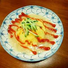 A picture of 食感楽しい山芋♪とろろあんかけオムライス.