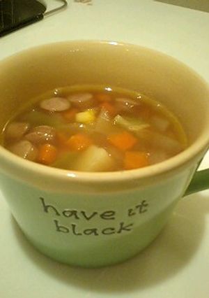 ひと手間で、とても美味しいコンソメスープ-レシピのメイン写真