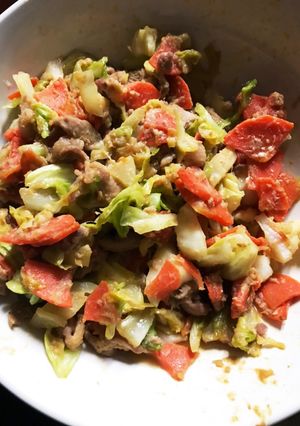 こってりカンタンぶた肉野菜炒め-レシピのメイン写真