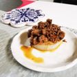 レンチン大根のステーキ牛肉乗せ