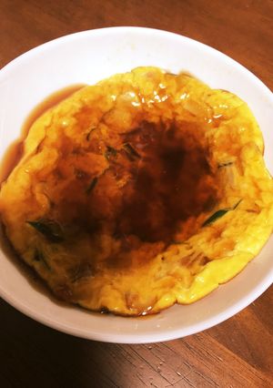 甘酢餡の残りで翌日の副菜！中華風オムレツ-レシピのメイン写真