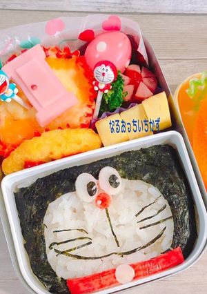 ドラえもんキャラ弁にin★どこでもドア★-レシピのメイン写真