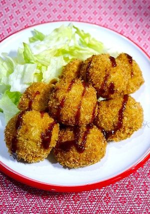 簡単!ファラフェル風☆ひよこ豆のコロッケ-レシピのメイン写真