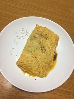 オリジナルキムチ納豆オムレツ-レシピのメイン写真