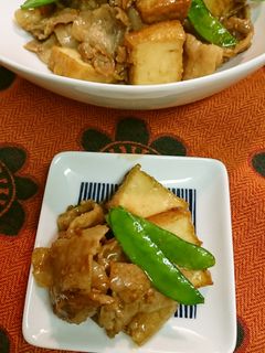 豚バラと厚揚げの炒め物-レシピのメイン写真