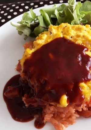 ワンパンのっけるだけオムライス-レシピのメイン写真