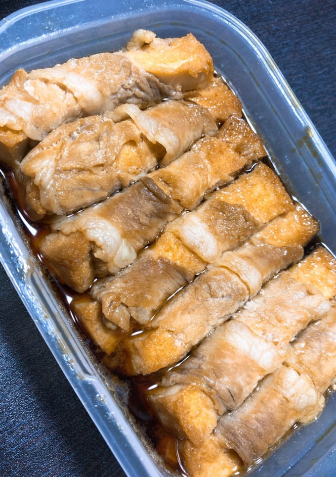 厚揚げの豚肉巻き-レシピのメイン写真