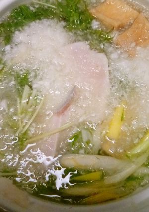 寒ぶりの雪見鍋　-レシピのメイン写真