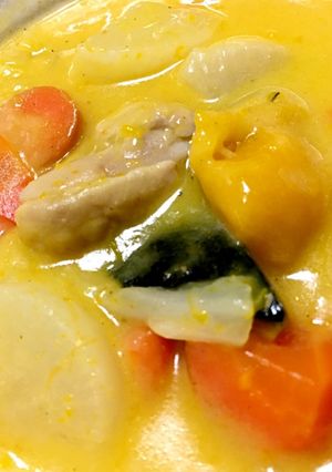 圧力鍋でゴロっと野菜簡単クリームシチュー-レシピのメイン写真