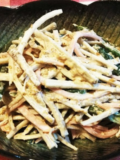 ごぼうといんげんのサラダ-レシピのメイン写真
