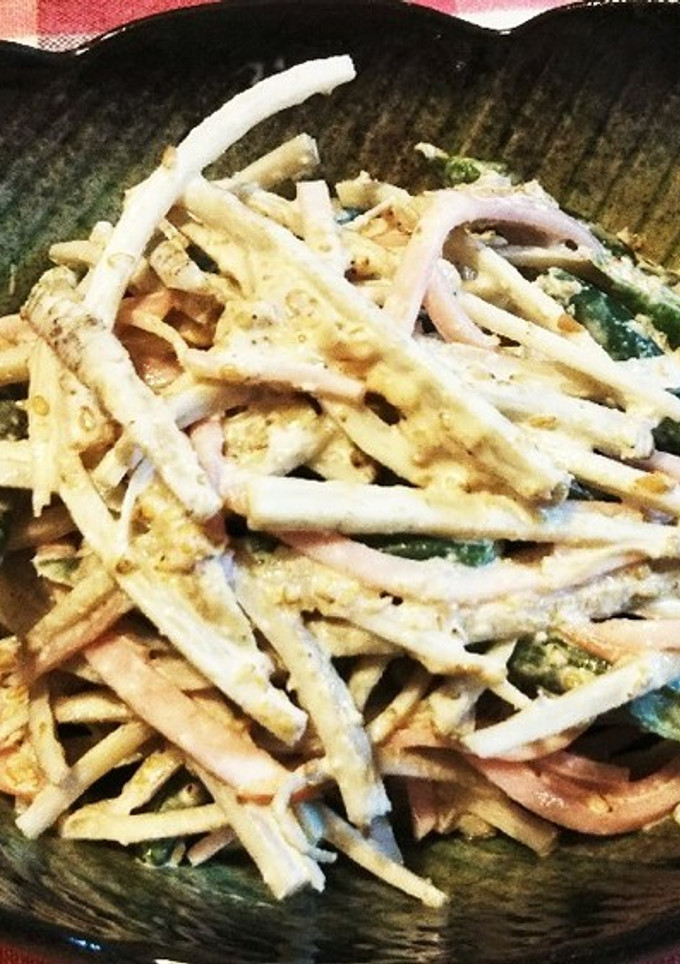 ごぼうといんげんのサラダ-レシピのメイン写真