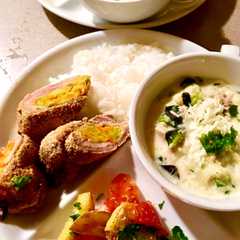 รูปของ はやとウリのカレー肉巻きフライ