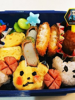 年少息子の幼稚園お弁当☆ピカチュウ☆-レシピのメイン写真