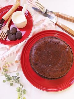 バレンタイン♥️チョコレートチーズケーキ-レシピのメイン写真