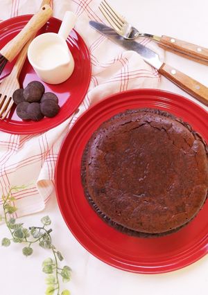 バレンタイン♥️チョコレートチーズケーキ-レシピのメイン写真