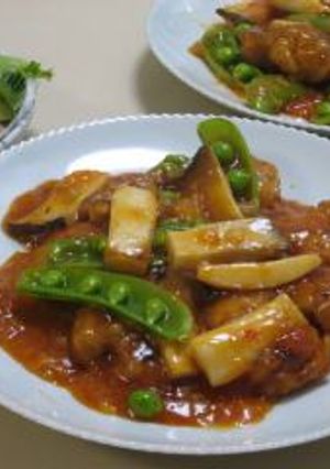鶏肉の黒酢チリソース煮-レシピのメイン写真