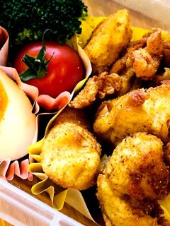 【お弁当】ささみの簡単カレー唐揚げ-レシピのメイン写真