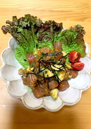 ハワイで食べた絶品マグロのポキ-レシピのメイン写真