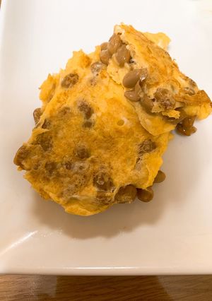 納豆オムレツ-レシピのメイン写真