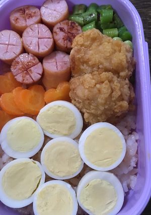 時短簡単のっけオムライス弁当-レシピのメイン写真