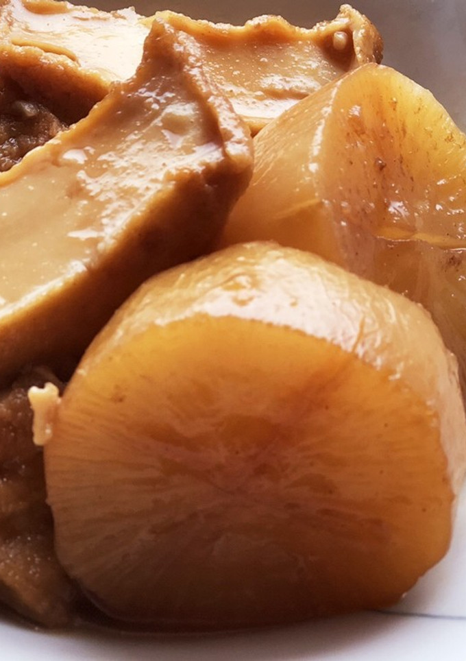 大根と厚揚げ豆腐のこってり煮物-レシピのメイン写真