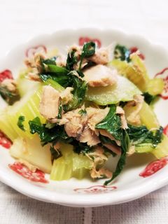 ☆副菜♪ツナとセロリの和風炒め☆-レシピのメイン写真