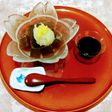 風邪心地に麦茶寒天あんみつ