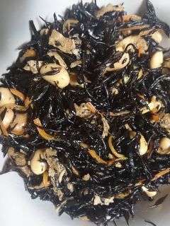 簡単常備菜!お弁当に◇ひじきと大豆の煮物-レシピのメイン写真