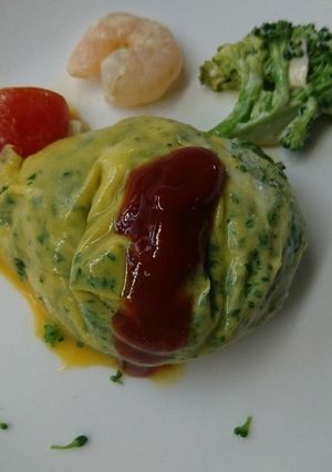 ジップロップでパセリオムレツ-レシピのメイン写真