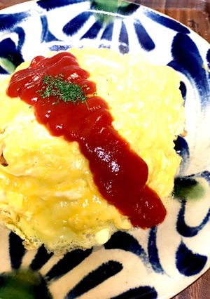 チキンラーメンでコク旨オムライス-レシピのメイン写真