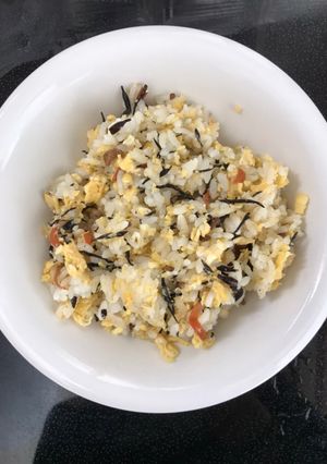 1歳離乳食 ひじきチャーハン-レシピのメイン写真