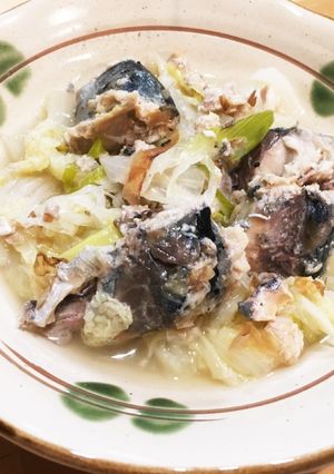 鯖缶と白菜のあっさり煮-レシピのメイン写真