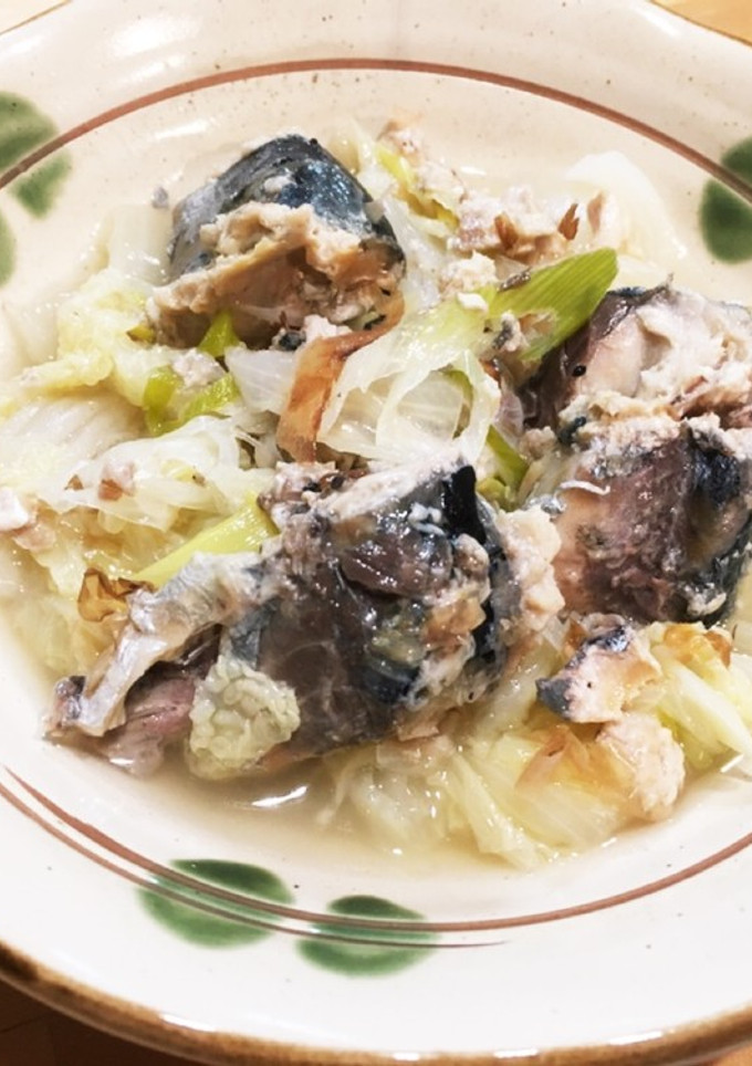 鯖缶と白菜のあっさり煮-レシピのメイン写真