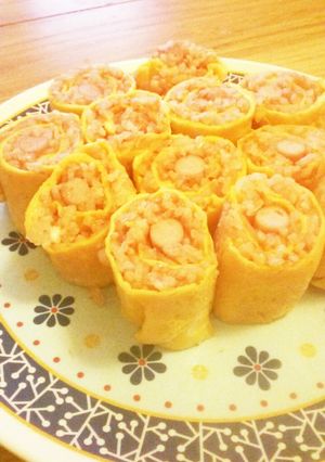 お弁当に♪一口オムライスロール-レシピのメイン写真